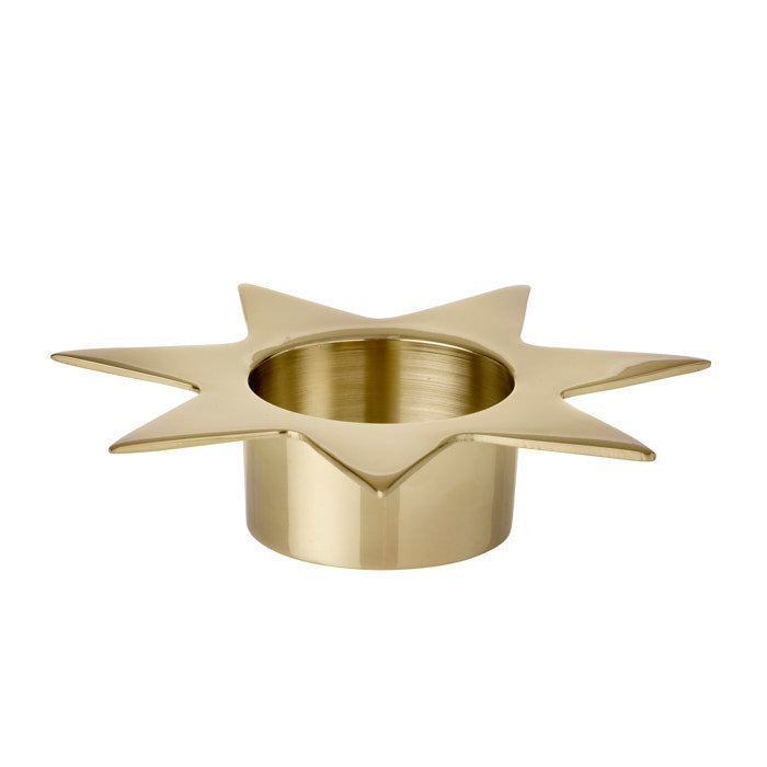 Candle Holder Metro Star Gold